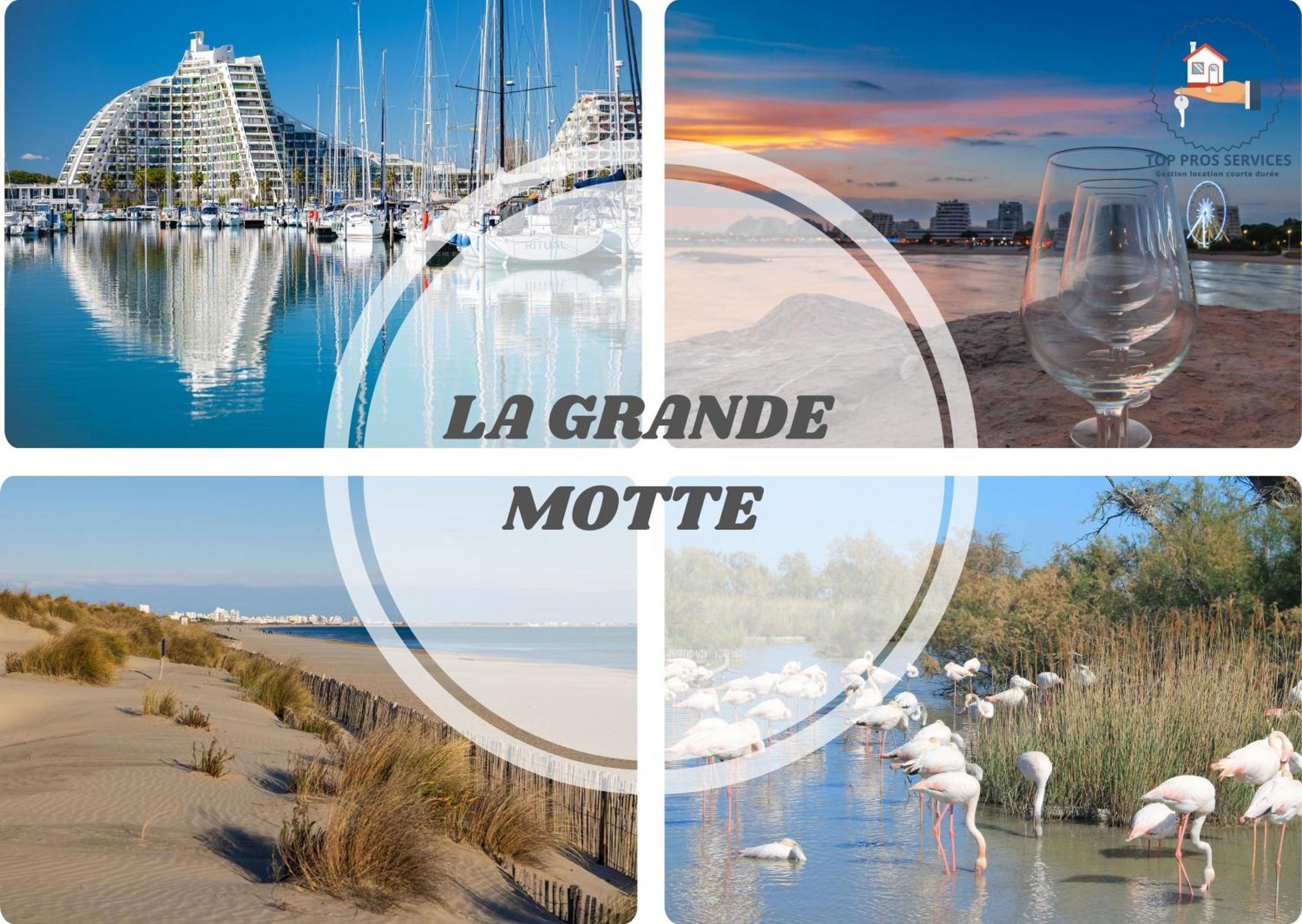 Le Sunrise Vue Mer Acces Plage- Spacieux-2 Terrasses-Wifi - Confort -Top Pros Servicesconciergerielagrandemotte ラ・グランド・モット エクステリア 写真